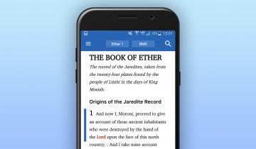 ScripturePlus app screenshot of the book of Ether.